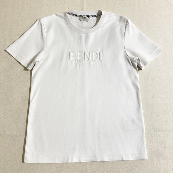 Authentic Fendi Women’s White Top Size Small - Picture 1 of 15
